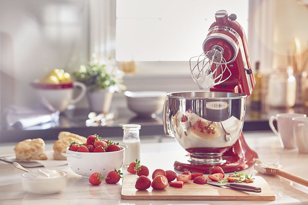 Artisan® Series 5 Quart Tilt-Head Stand Mixer - Empire Red